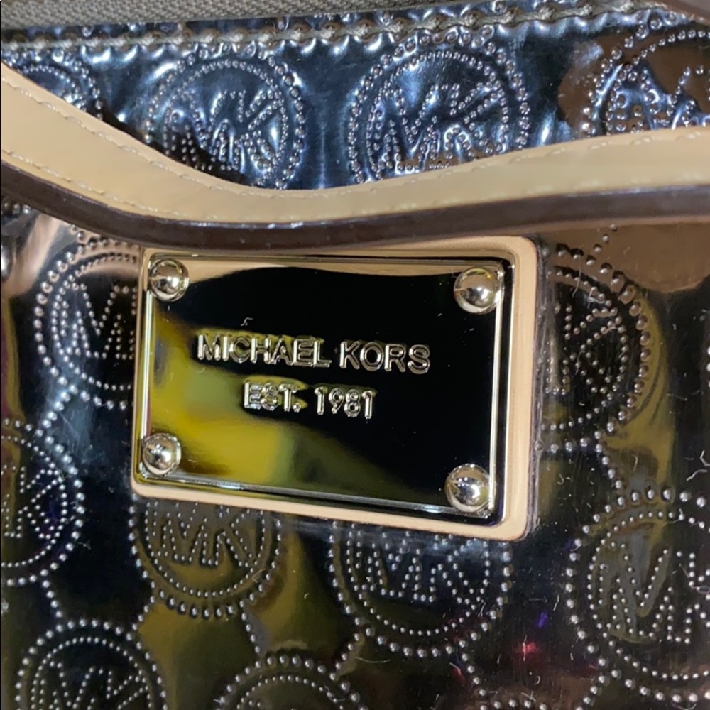 MK purse/ dark silver - Picture 3 of 4
